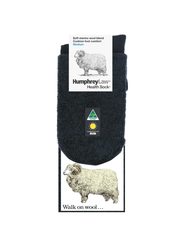 Solid Fine Merino Cushion Sole Health Sock® (Style 87C)